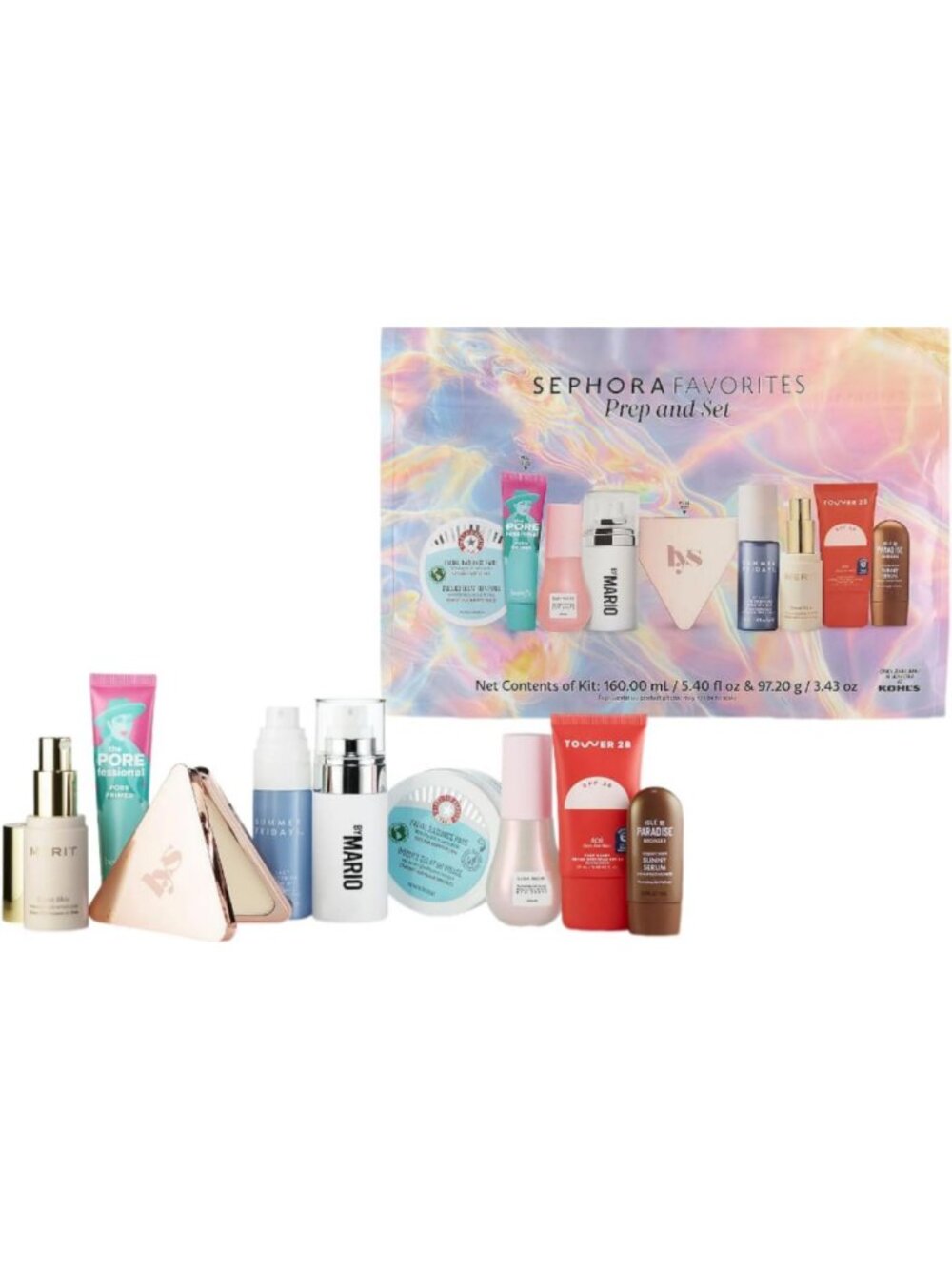 9-Piece Makeup Set - Skincare & Primer Essentials for Flawless Prep & Set